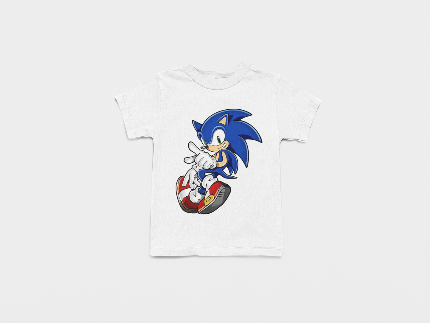 Camiseta Blanco de Sonic