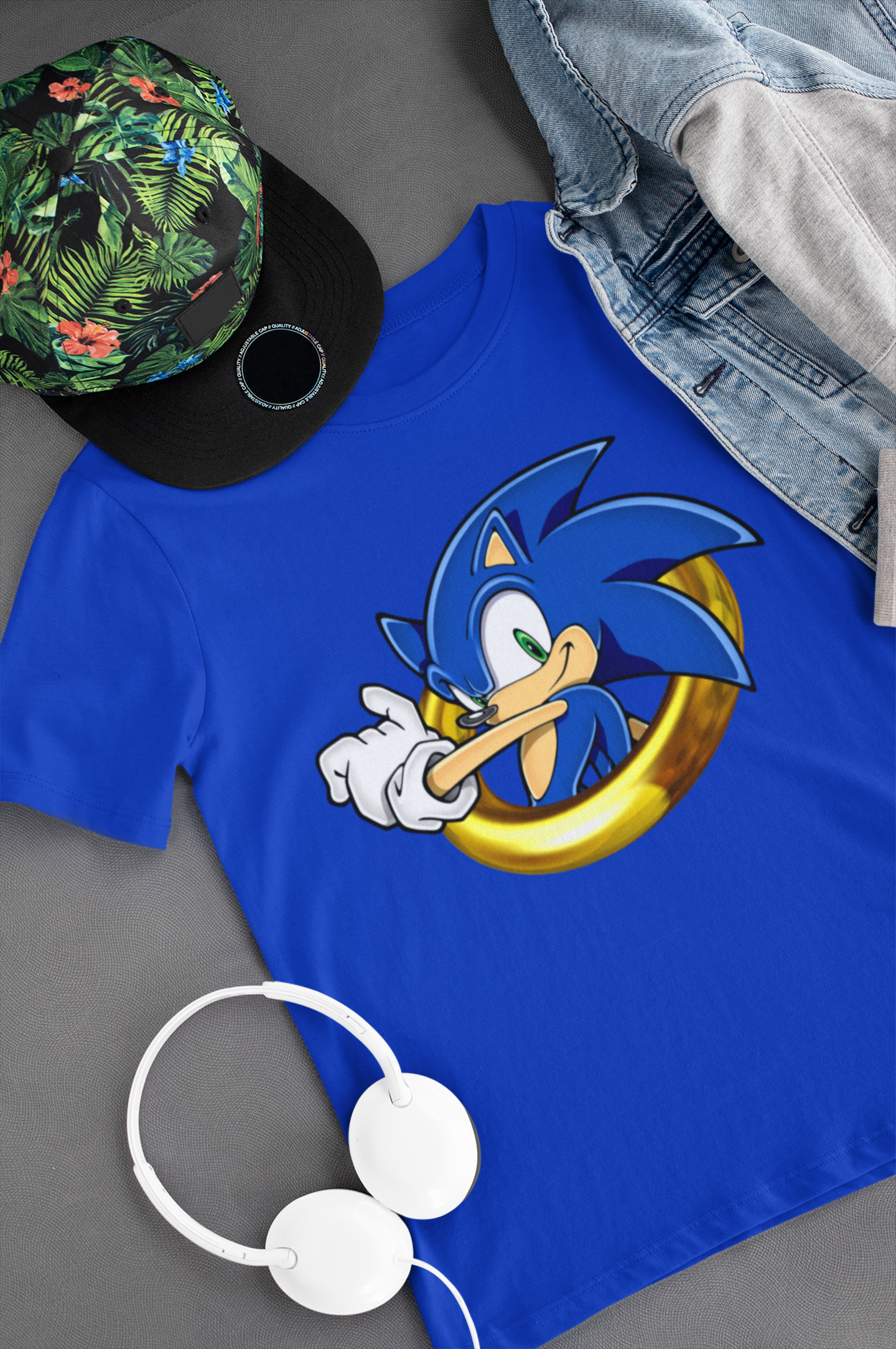 Camiseta Azul de Sonic