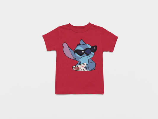 Camiseta Roja de Stitch