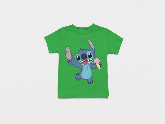 Camiseta Verde de Stitch