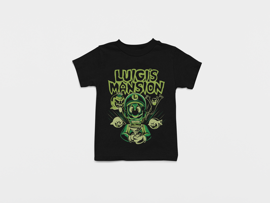 Camiseta Negra de Luigi