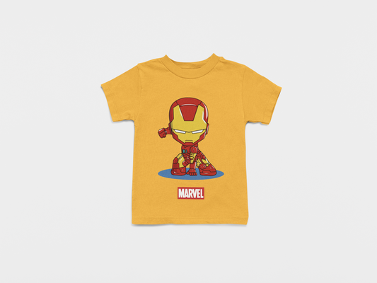 Camiseta Amarilla de Iron Man