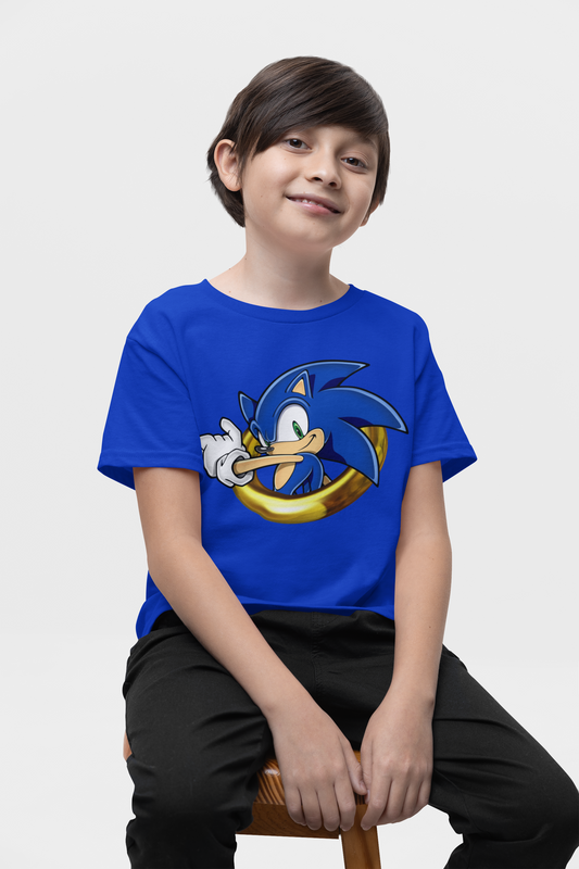 Camiseta Azul de Sonic