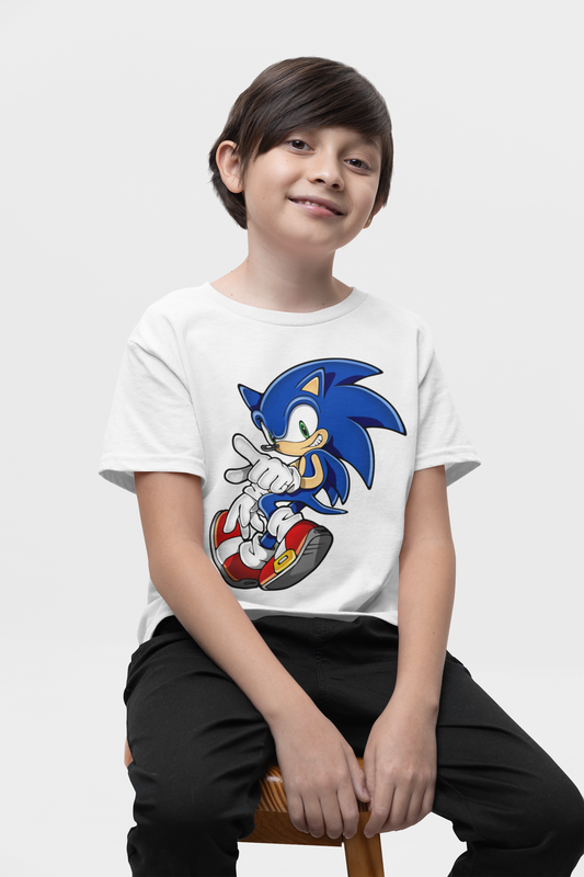 Camiseta Blanco de Sonic