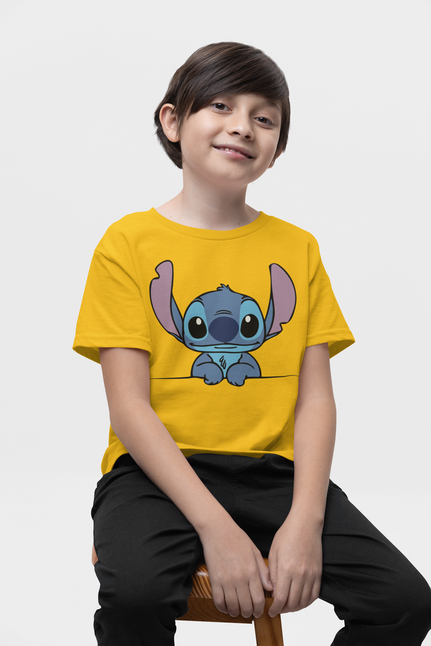 Camiseta Amarilla de Stitch