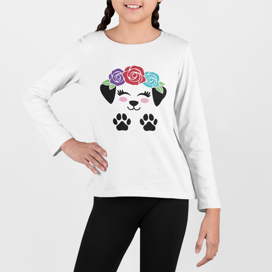 Blusa de Perrito con rosas