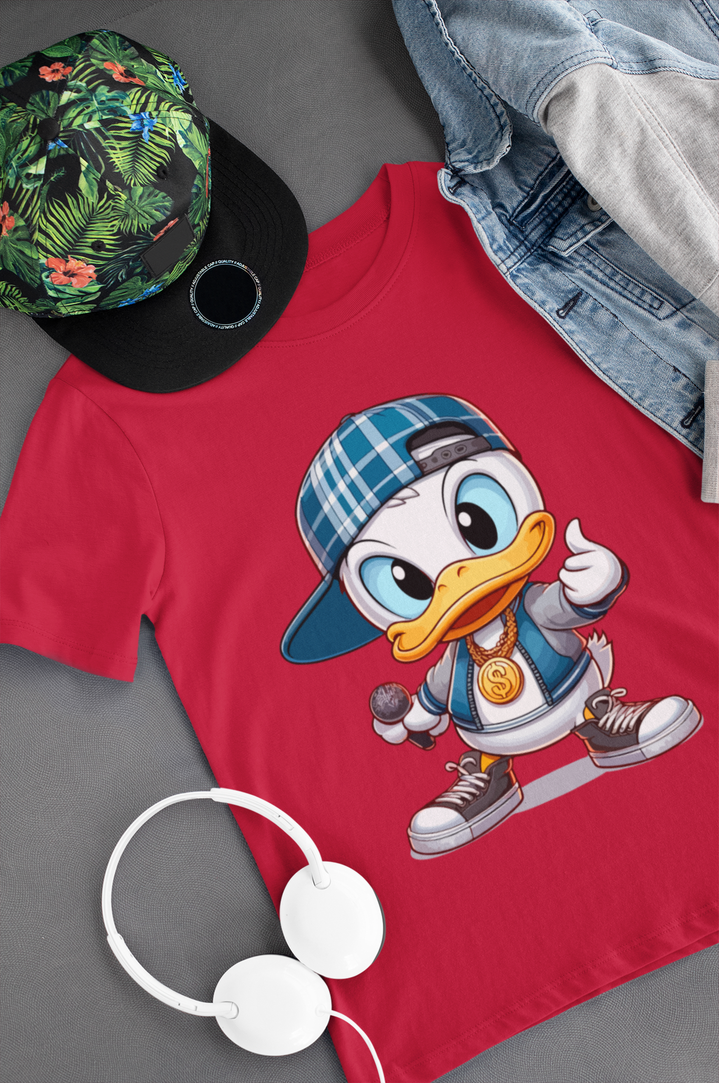 Camiseta Roja de Pato